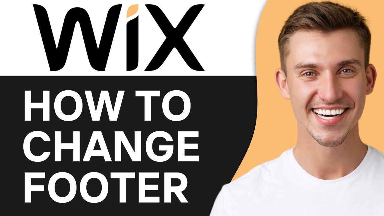 HOW TO CHANGE FOOTER IN WIX
