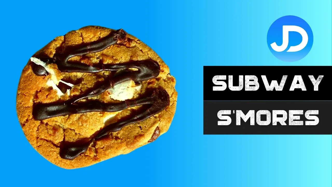 NEW Subway Smores Cookie review