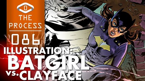 ILLUSTRATION: Batgirl vs. Clayface