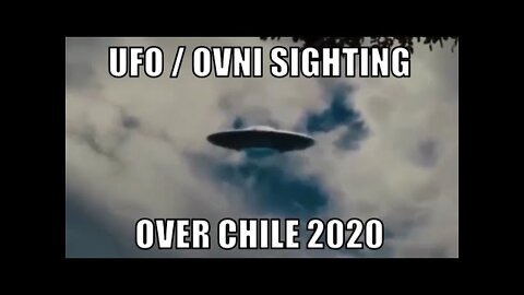 Saucer UFO / OVNI sighting over Chile in 2020 - [12/03/2020]