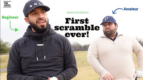 Beginner First Time Playing A Scramble... #golf