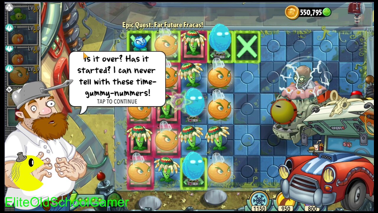 Plants vs Zombies 2 - Epic Quest: Far Future Fracas - Levels 28-35 - September 2023