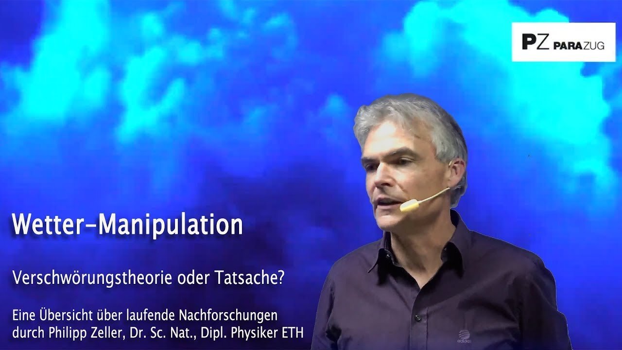 Wettermanipulation - Vortrag von Dr. Philipp Zeller