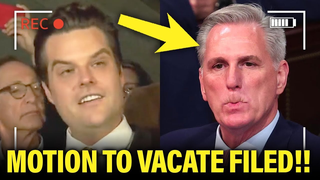 Matt Gaetz CHICKENS OUT of REMOVING McCarthy as Speaker on LIVE TV