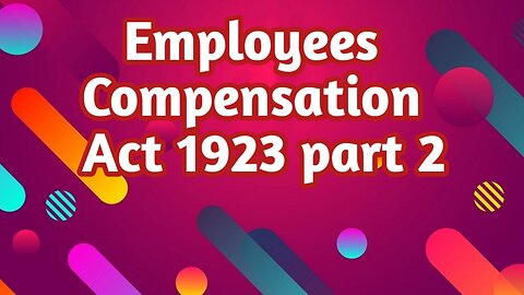 Employees compensation act 1923 tamil explained