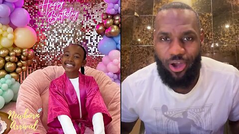 Lebron James Wishes Daughter Zhuri A Heartfelt Happy 9th B-Day! 🎈