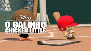 O GALINHO CHICKEN LITTLE (PS2) #4 - Treinando Rebatidas & O Jogo de Baseball (Dublado em PT-BR)