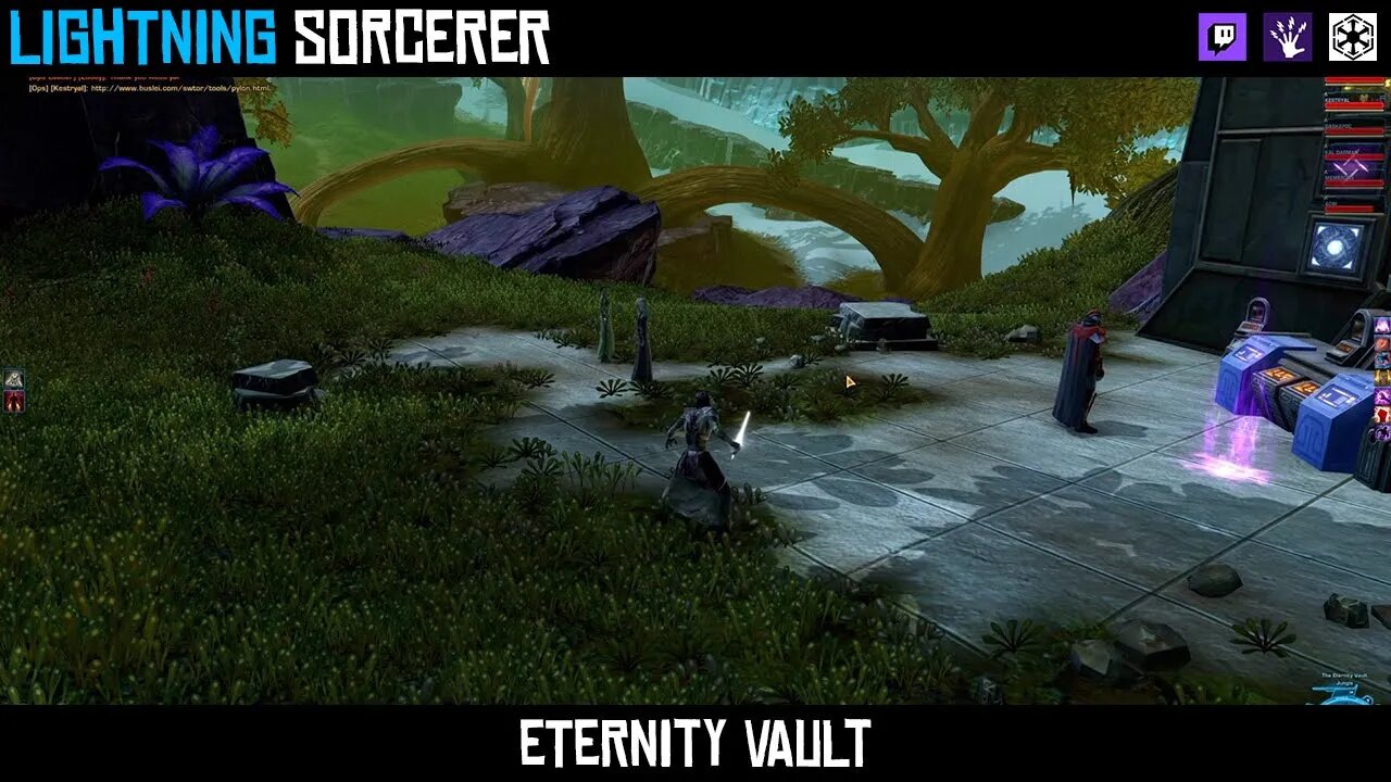 SWTOR Eternity Vault Playthrough on Veteran Difficulty with Level 80 Lighting Sorcerer