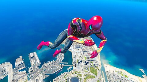 GTA 5 Spiderman Epic Stunts/Fails/Ragdolls with Winfrey Gaming Ep 80 spider man funny moment)