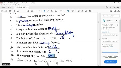Maths A Class 4 15 04 2021