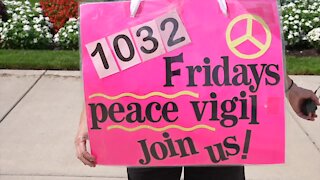 Weekly peace vigils since 911