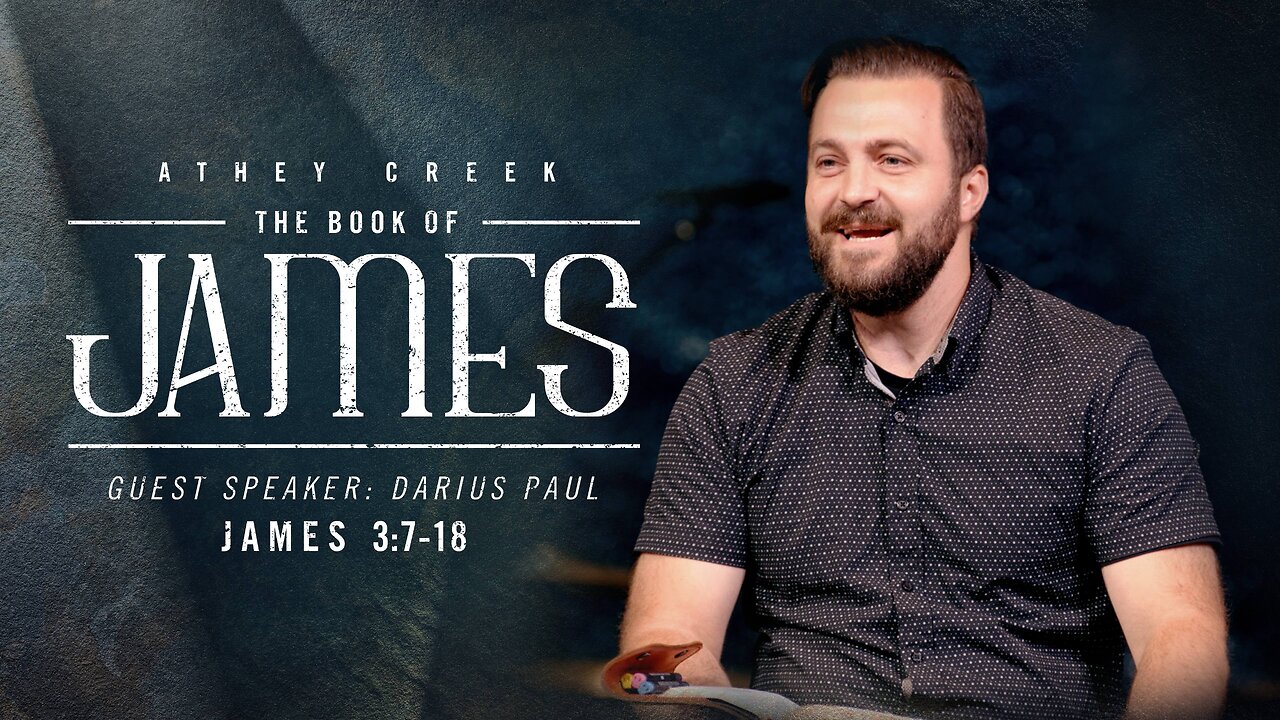 July 28, 2024 | James 3:7-18 | Guest Speaker: Darius Paul