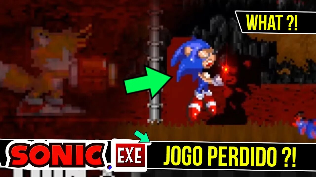 Jogo Perdido do Sonic.exe - Sonic Black Blood #shorts