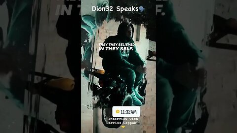 Dion32 Speaks On Going Further 🚦 #interview #goals