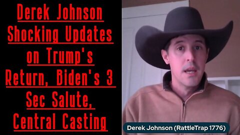 Derek Johnson Unveils Shocking Updates on Trump's Return, Biden's 3 Sec Salute.. 2/7/24..