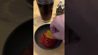 Nacho Cheese Doritos and KETCHUP?!