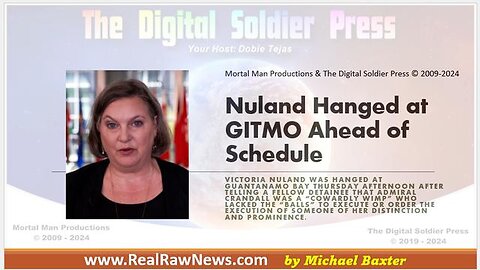 VICTORIA NULAND HANGED AT GITMO ON 4-11-2024.