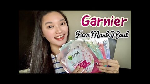 Garnier Face Mask Haul | New Products To Try