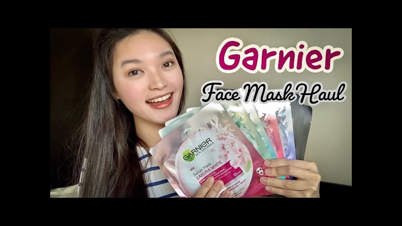 Garnier Face Mask Haul | New Products To Try