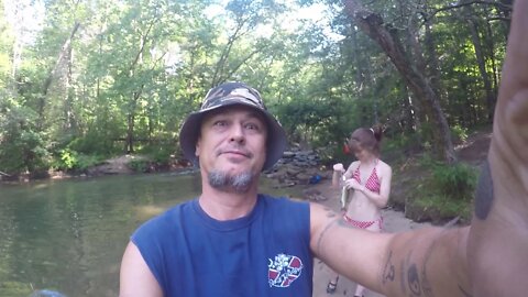 Wifey poo catches smallmouth bass too!