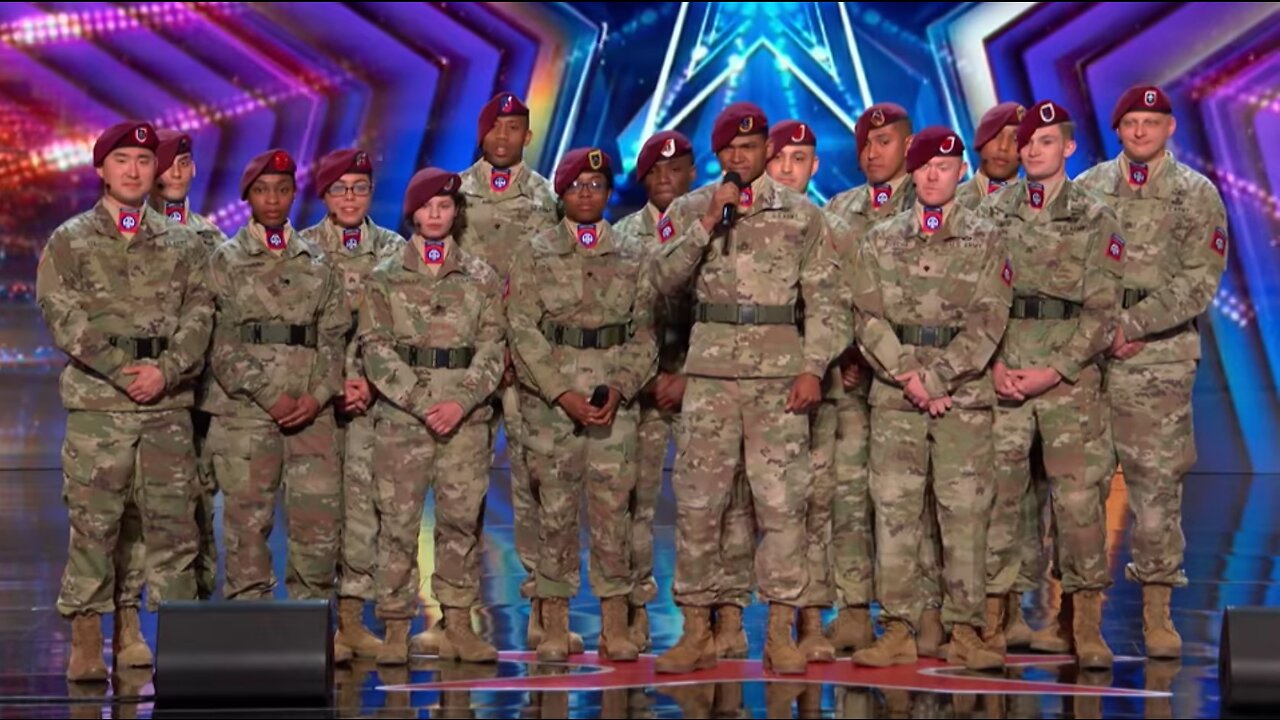 82nd Airborne Chorus performs My Girl by The Temptations 2023 4 min