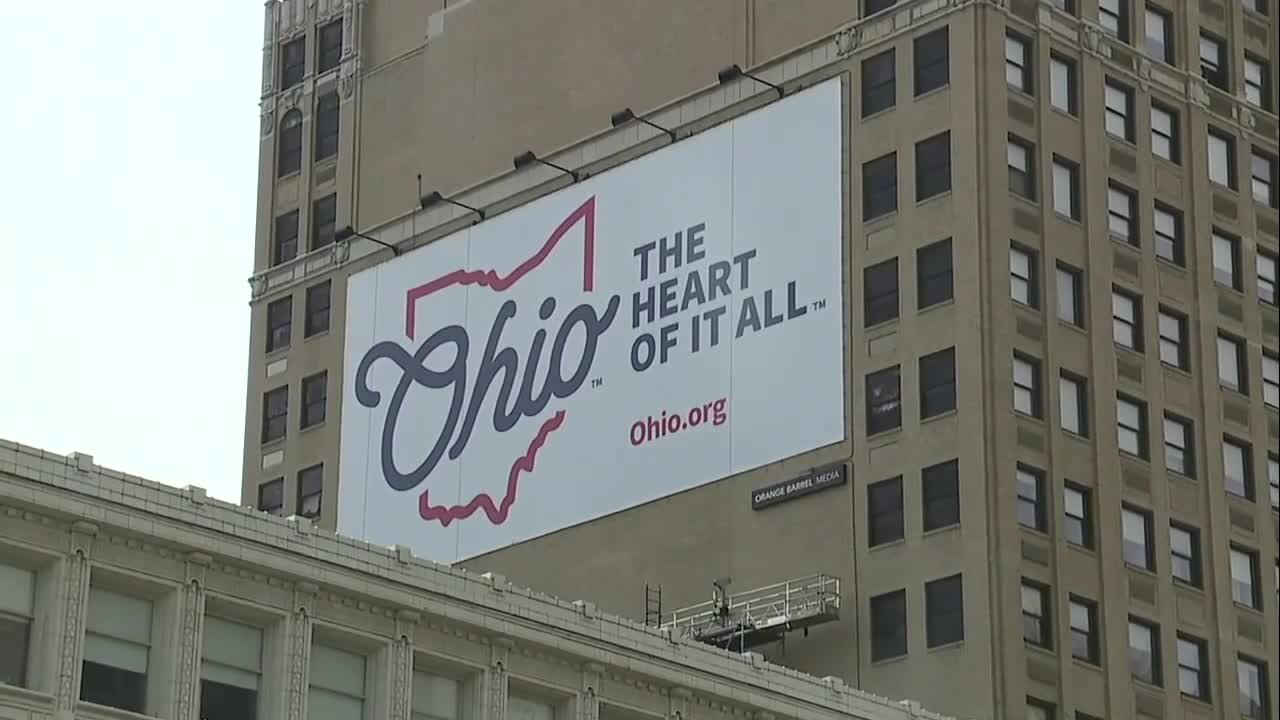 Ohio tourism billboards pop up in downtown Detroit, highlighting rivalry