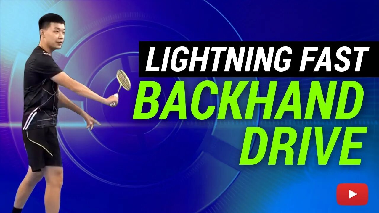Hit a Lightning Fast Backhand Drive - Master Ye teaches Badminton (Chinese with English Subtitles)