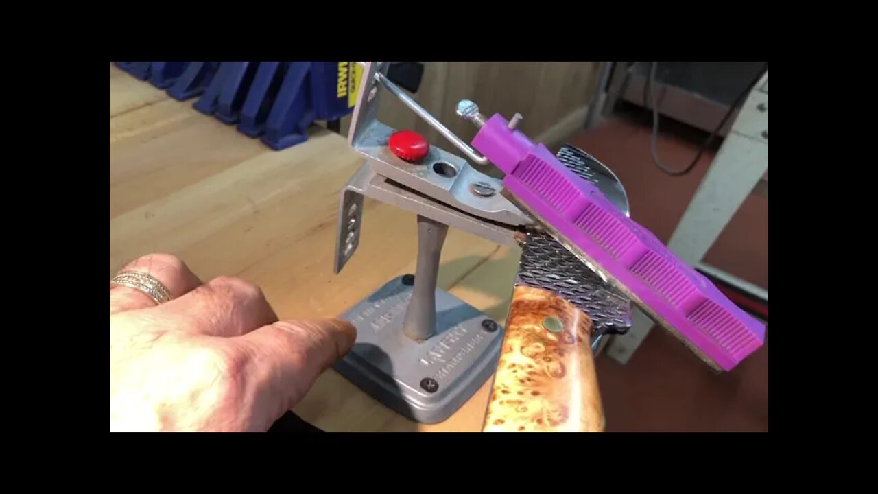 Lansky diamond sharpening system