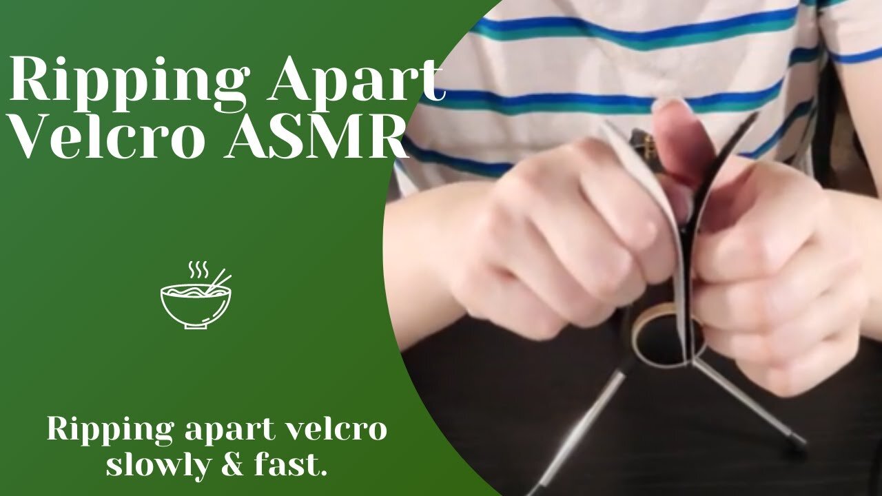 Ripping Apart Velcro ASMR