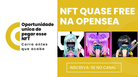 🚨URGENTE! NFT GRÁTIS QUE PEGAMOS ONTEM SENDO VENDIDO HOJE POR $50 + UM NFT QUASE FREE PARA VOCÊ