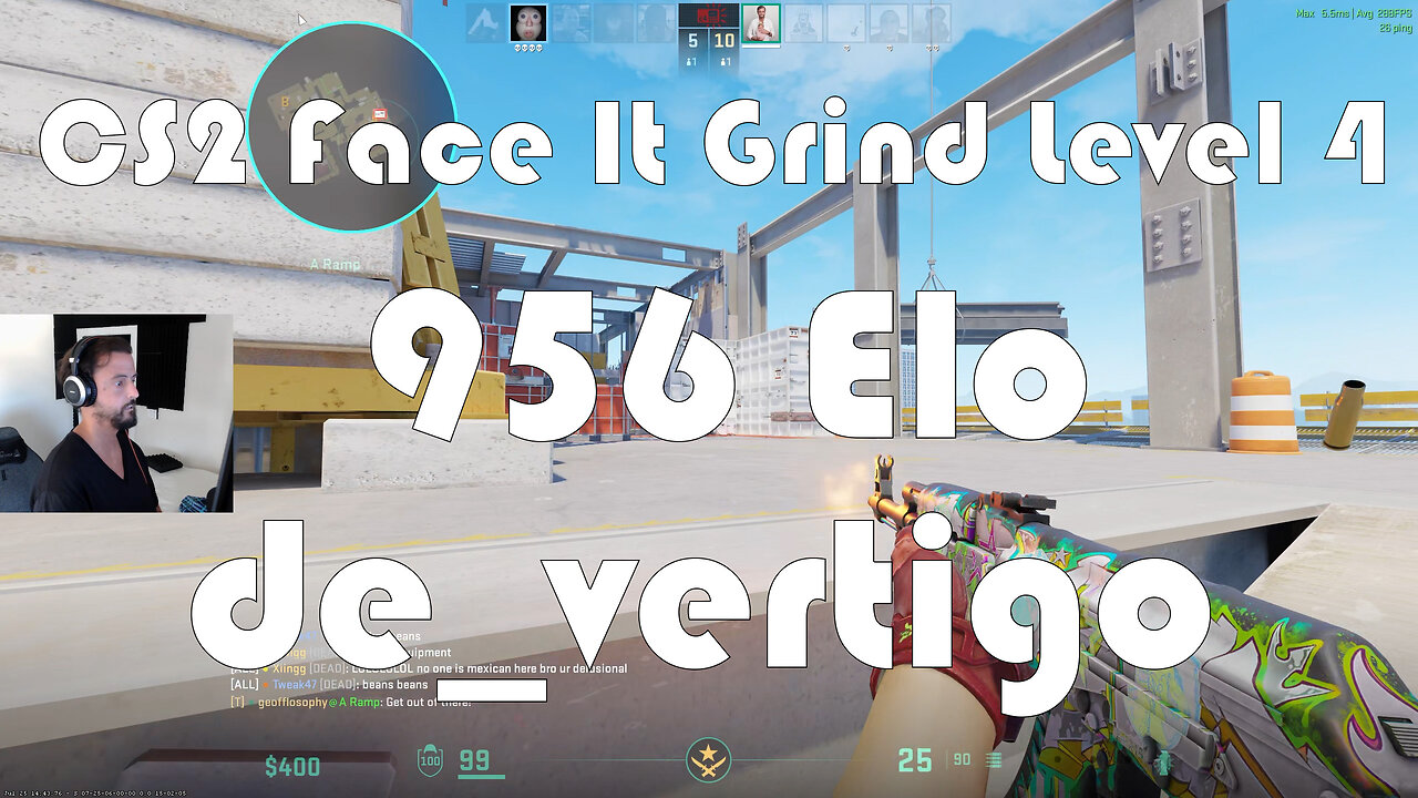 CS2 Face-It Grind - Face-It Level 4 - 956 Elo - de_vertigo