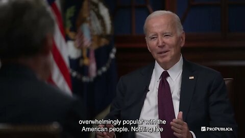 Biden Claims His Proposals Are "Overwhelmingly Popular With The American People" And Not "Extreme"