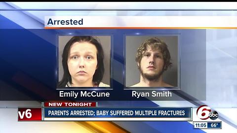 Infant found with multiple bone fractures; parents taken into police custody