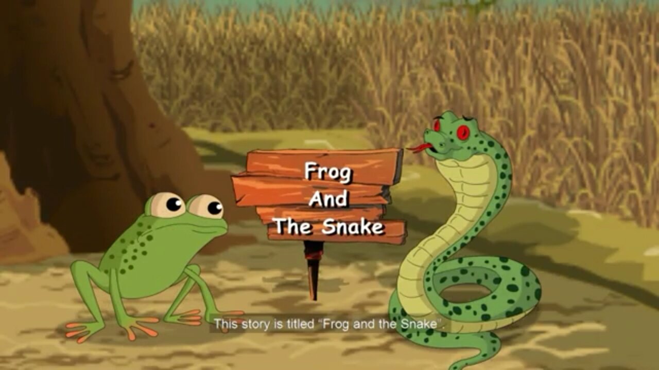 Frog and snake