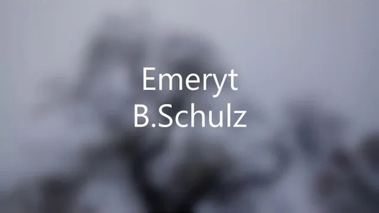 Emeryt -B.Schulz audiobook