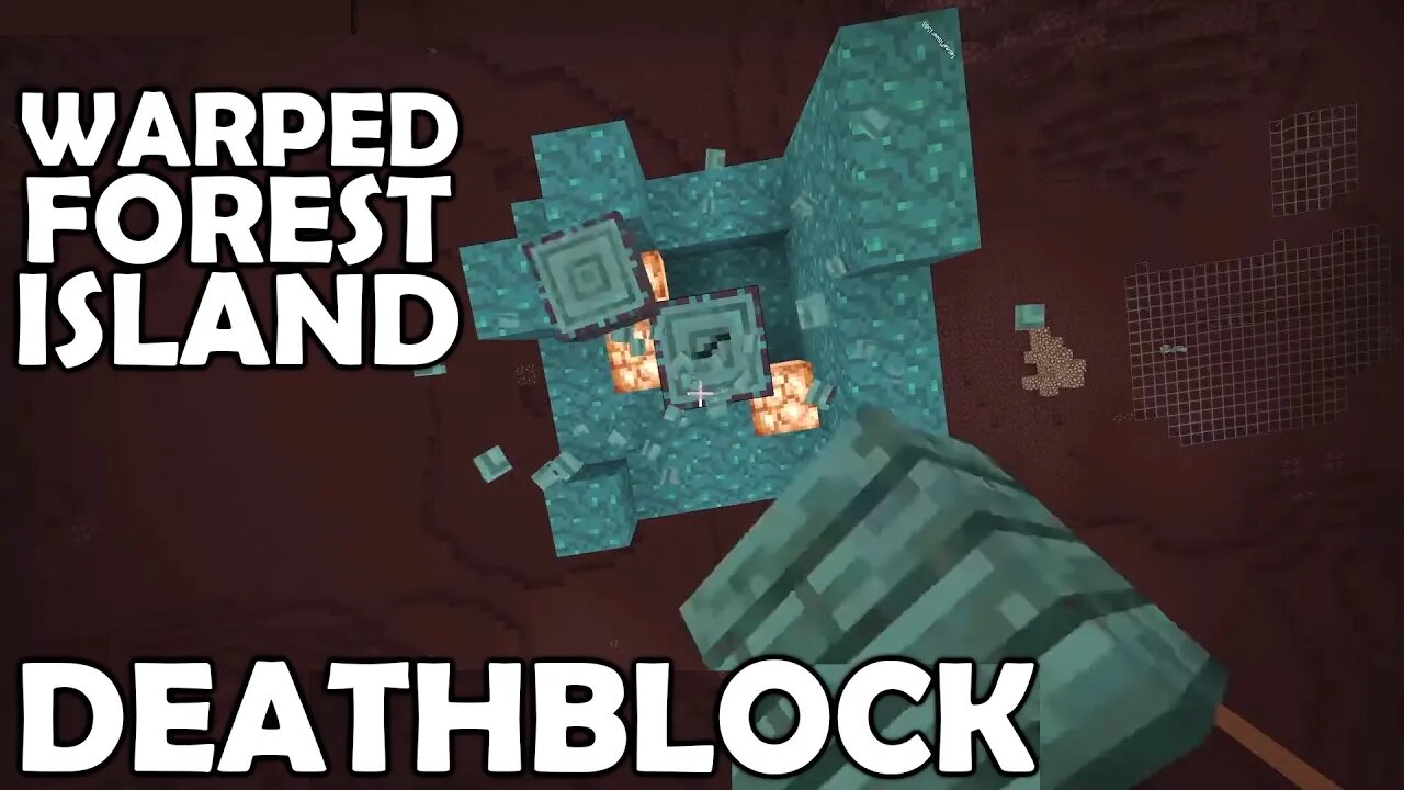 Warped Forest Island - SKYBLOCK in the NETHER? DEATHBLOCK! | Part 2 | Minecraft | The Basement