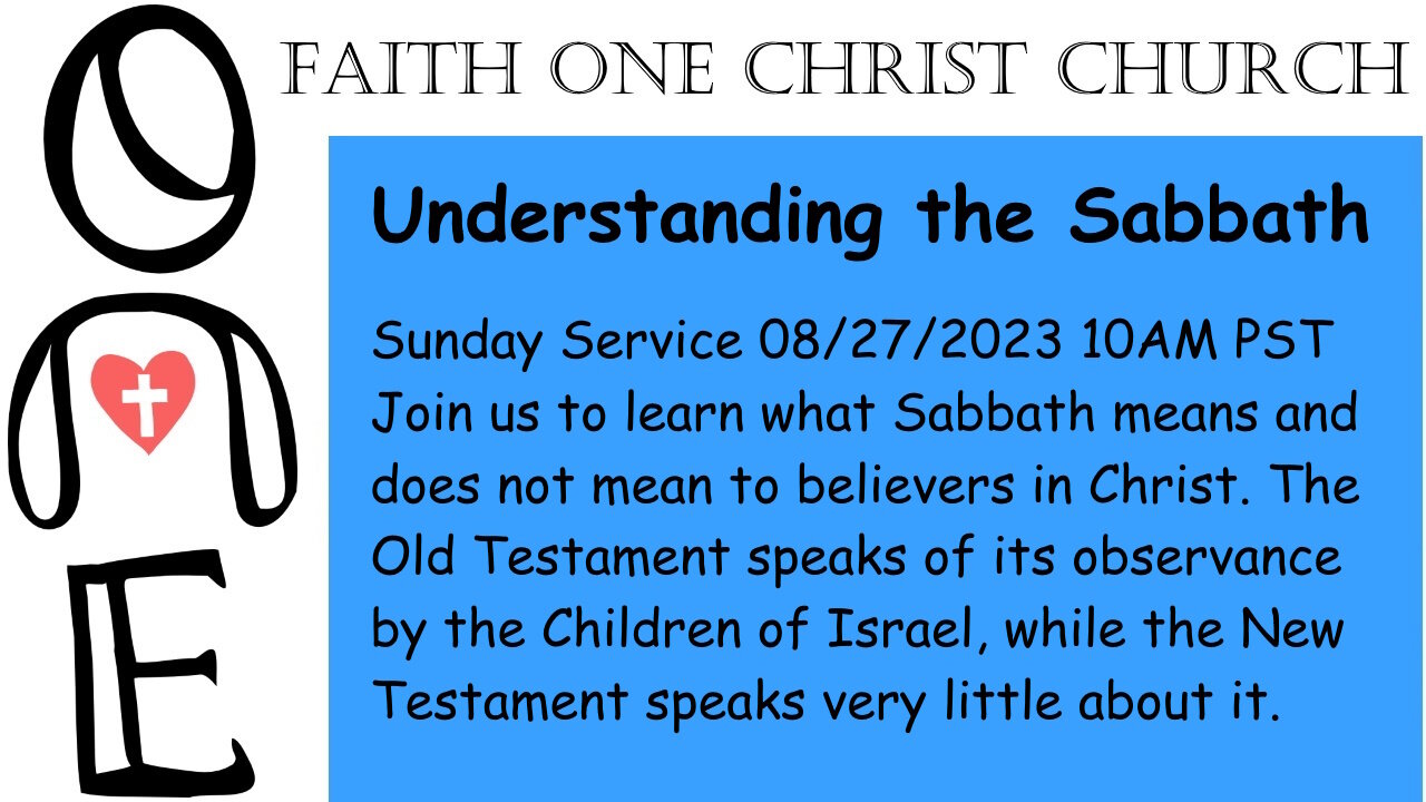 Understanding the Sabbath