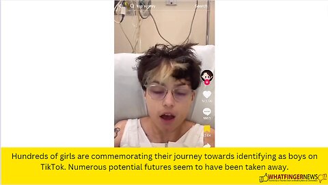 Hundreds of girls are commemorating their journey towards identifying as boys on TikTok.