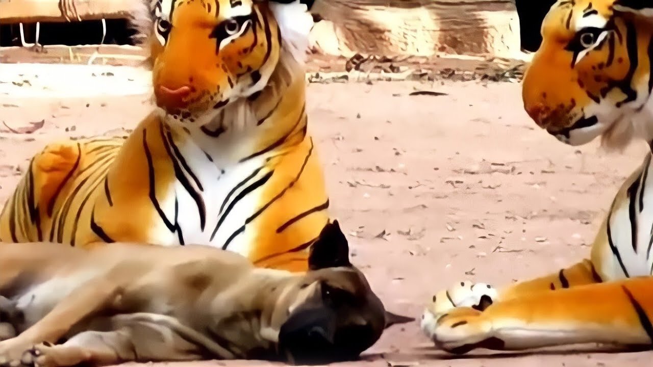 Prank dog & Fake Tiger Vs Dog Prank