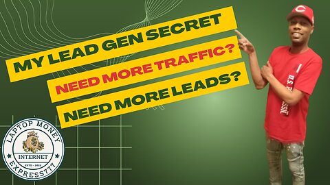 ✨My Lead Gen Secret - Need More Traffic - Need More Leads✨