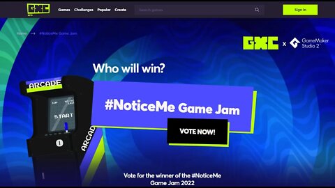 Let's Play & Judge The #NoticeMe Game Jam Arcade Contestants