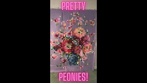 Vase Embroidery Flower QAL complete #shorts #finish #pixelart