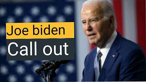 Joe biden call news today