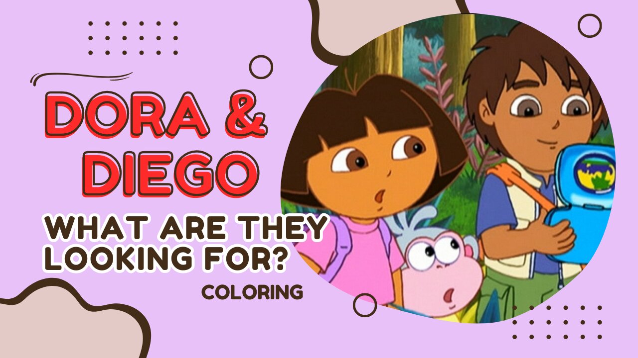 Dora the Explorer, Diego and Boots are looking for a Treasure. #doratheexplorer