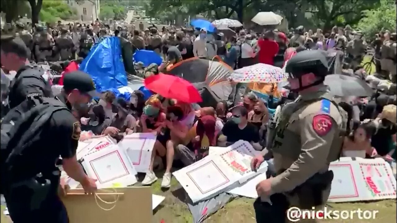 ►🚨▶◾️⚡️⚡️ Texas Gov Abbott sends Full Riot Gear Troopers on University Austin Genocide Protest