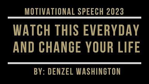 Watch This Everyday And Change Your Life | Motivational