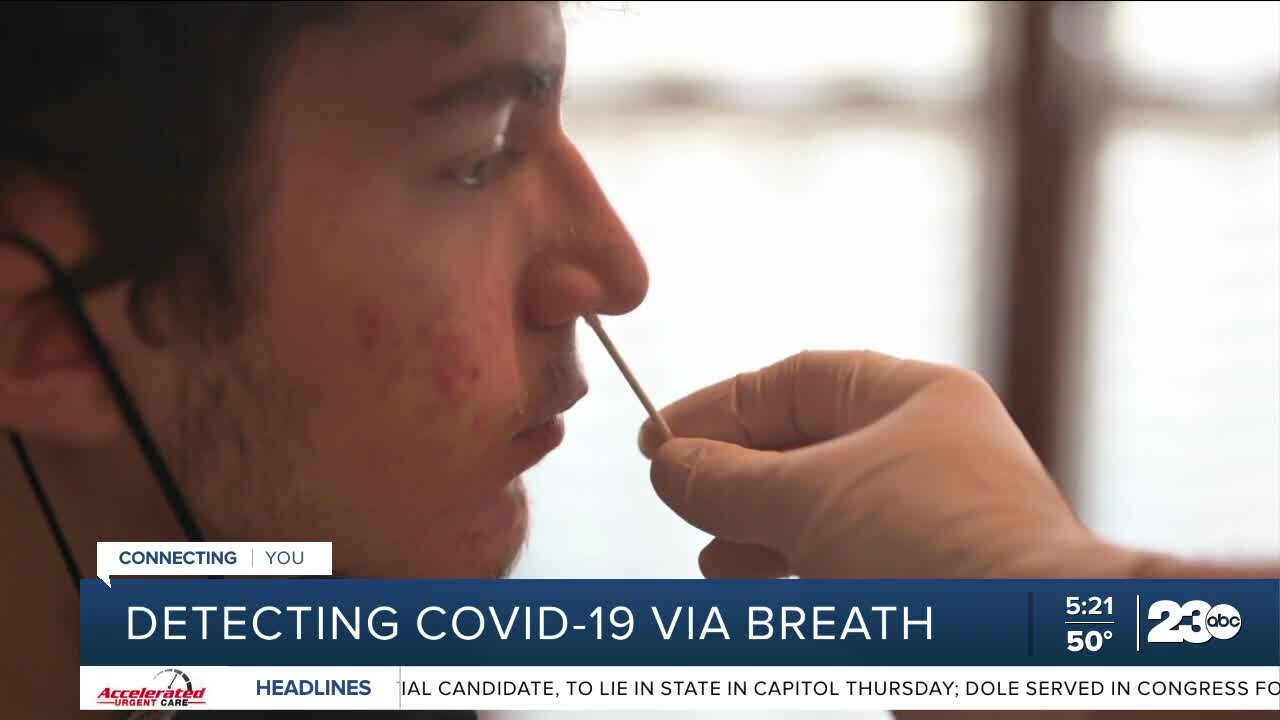 Detecting COVID-19 via breathing