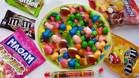 Satisfying ASMR Magic Rainbow Candy Mixing