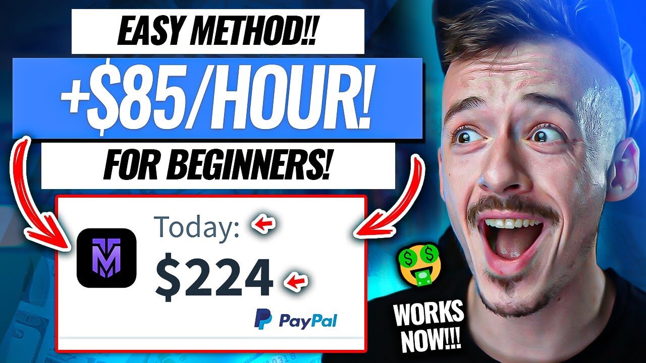 Easy Way To Earn +$85/Hour Online! (Make Money Online For Beginners 2023)