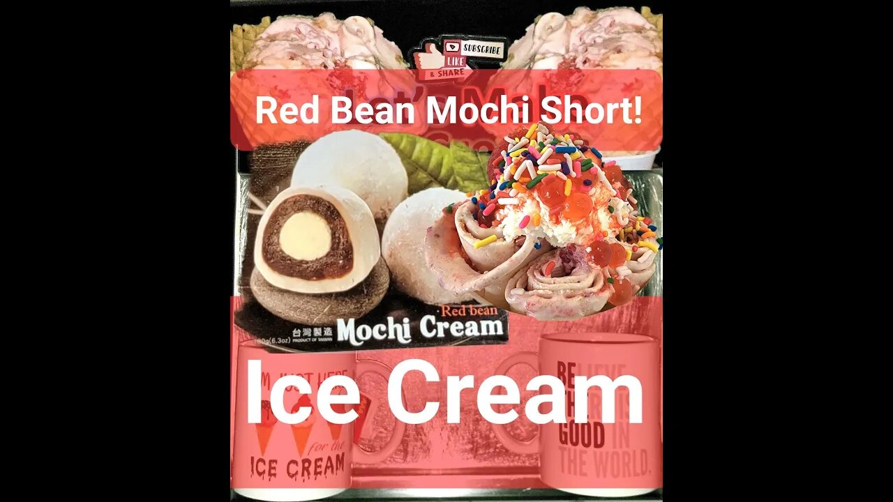 Red Bean Mochi Cream Ice Cream Short!